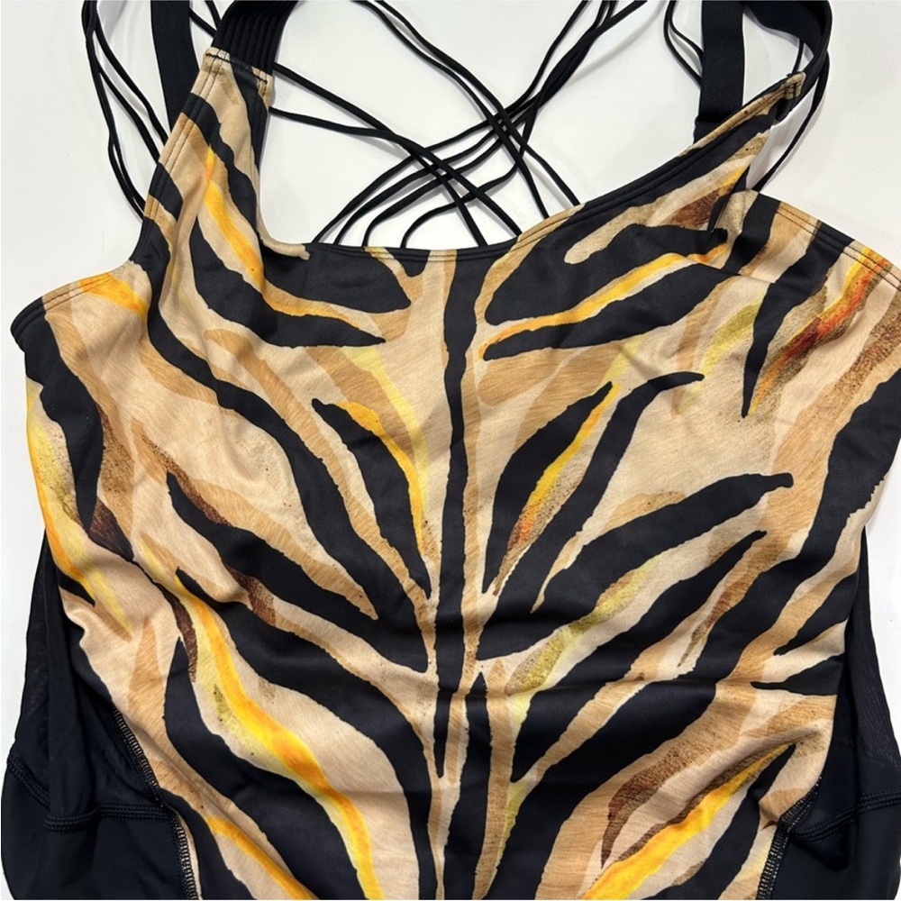Savage X Fenty Wildcat Animal Print Strappy Bodysuit 2X NWT